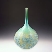  Bottle Vase Patina Crystalline