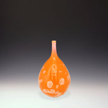  Bottle Vase Tangerine Crystalline