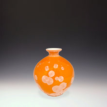  Spout Vase Tangerine Crystalline